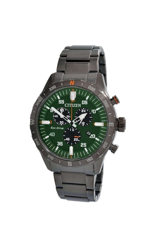 AT2527-80X Men's Chronograph Green and Black Dial Watch