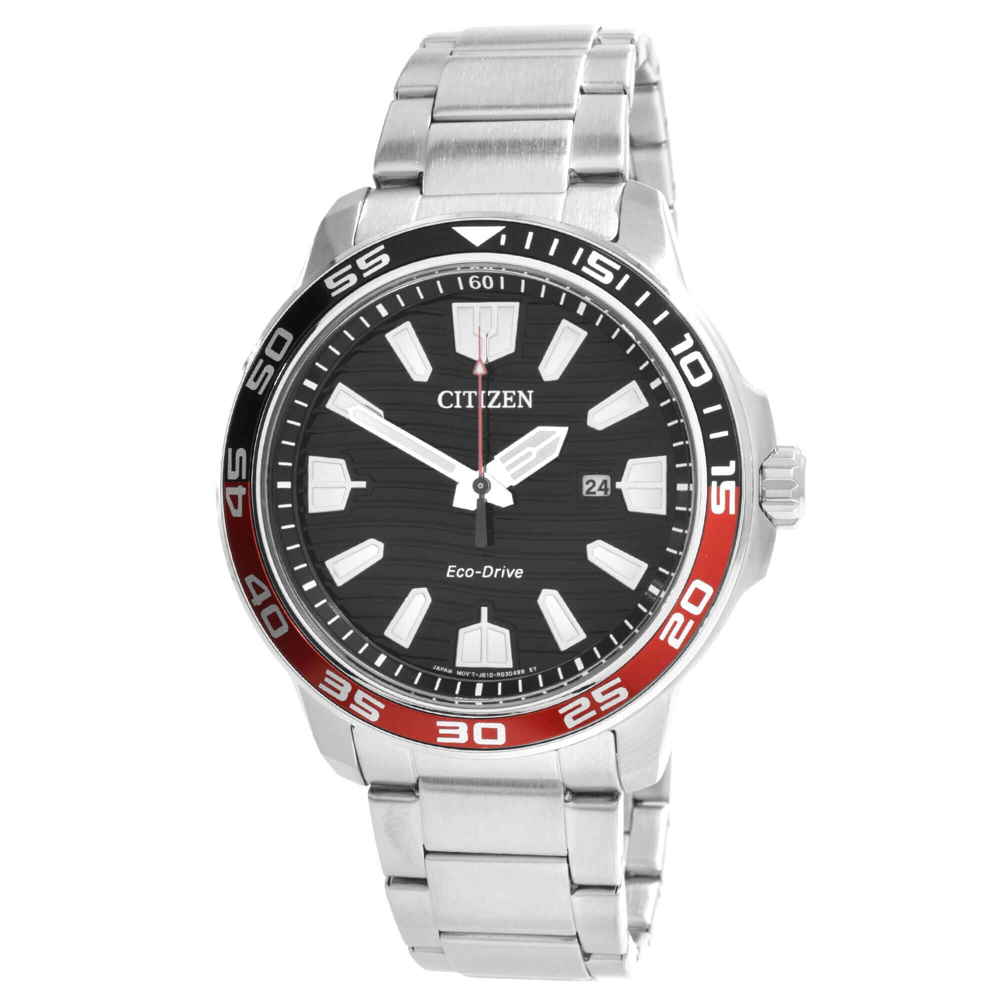 腕時計 Citizen AW1527-86E Men's Eco-Drive Wrist Watch, Stainless Steel