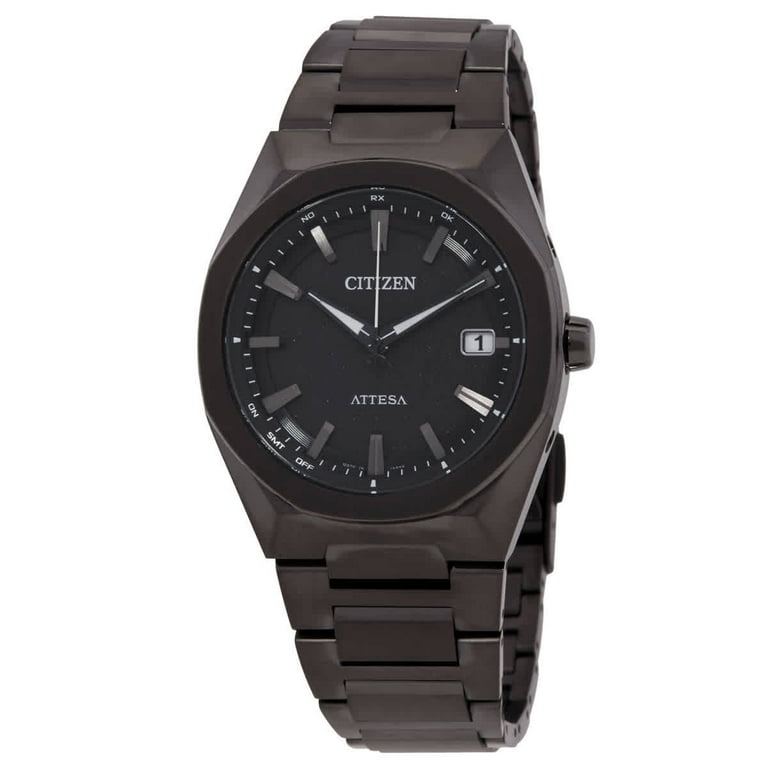 時計 CITIZEN ATTESA CB3045-61E Citizen Attesa Eco-Drive Black Dial Men's Watch CB3045-61E