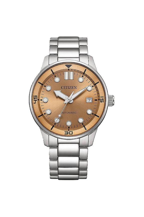 Automatic Salmon Dial Men's Watch NJ0191-83x