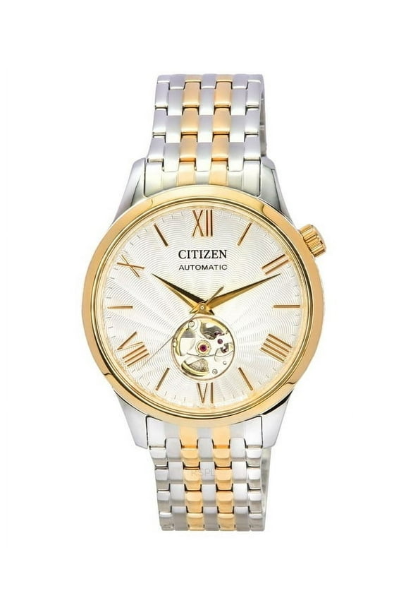 Automatic White Dial Two-Tone Men's Watch NH9136-88A