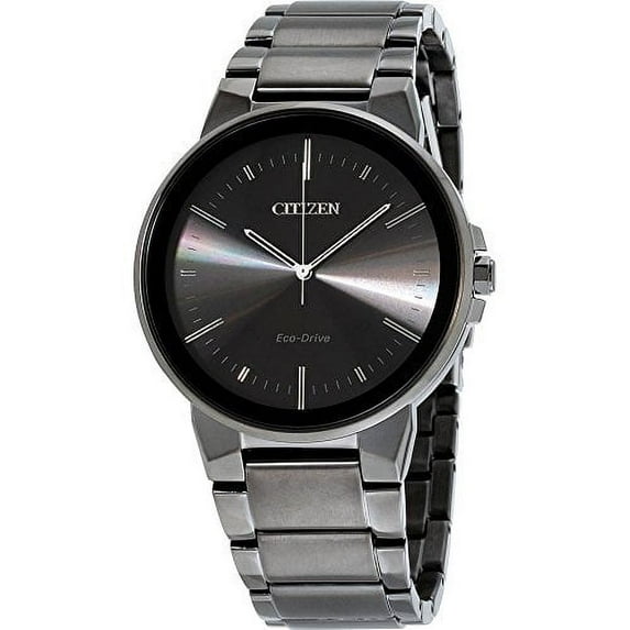 Citizen Eco-Drive Axiom Men's Grey ION Plated Steel Watch BJ6517-52E