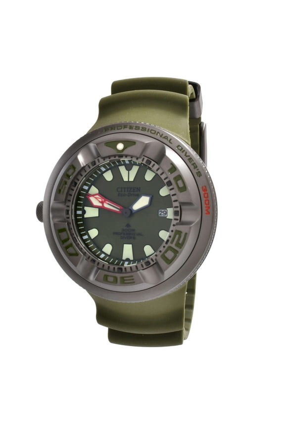 BJ8057-17X Men's Promaster Marine Olive Green Dial Watch