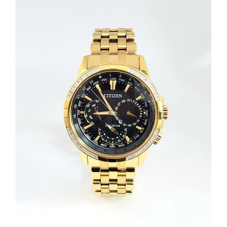 Citizen BU2082 56E Calendrier Men s Watch Gold 44mm Stainless