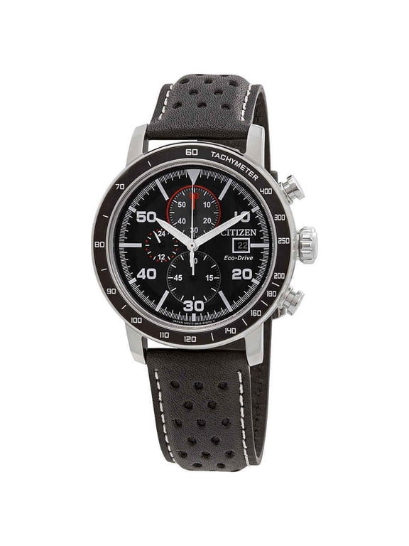 Eco Drive Brycen Men's Chronograph Stainless Steel Watch CA0649-14E