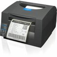 thumbnail image 1 of Citizen CL-S521 Desktop Direct Thermal Printer, Monochrome, Label Print, USB, Serial, Dark Gray, 1 of 2