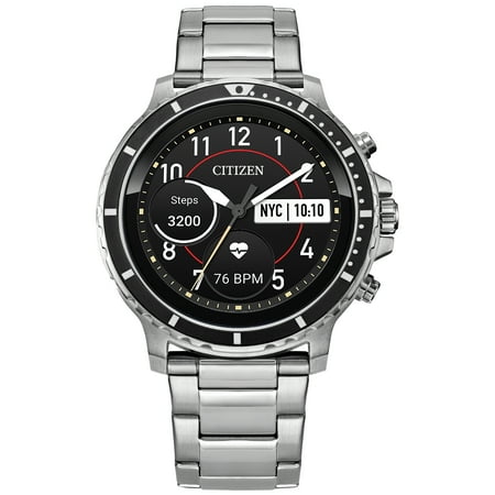Citizen - CZ Smartwatch 46mm Stainless Steel Case - Silver
