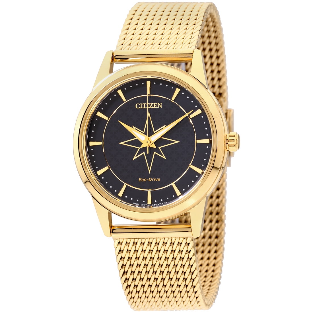 Citizen Captain Marvel Blue Dial Unisex Watch FE7062-51W, Yellow