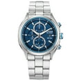 thumbnail image 1 of Citizen Chronograph Blue Dial Stainless Steel Men's Watch CA0430-54M, 1 of 5