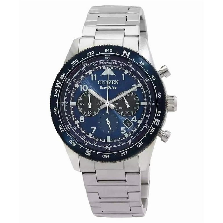 Citizen Chronograph Eco-Drive Blue Dial Men's Watch CA4554-84L
