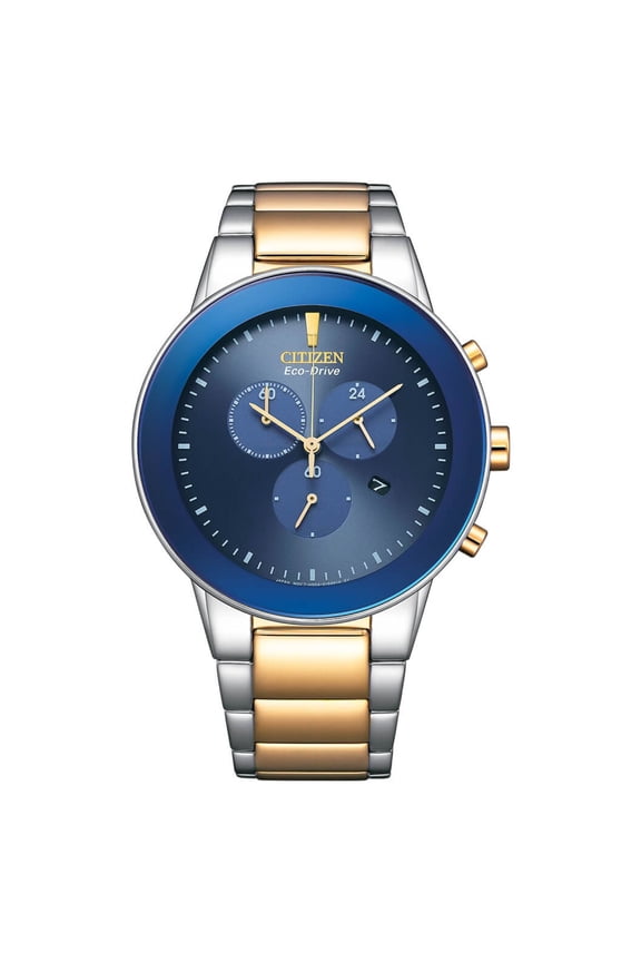 Men's Eco-Drive Blue Dial Watch - AT2244-84L