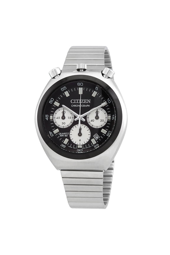 Chronograph Quartz Black Dial Men's Watch AN3660-81E