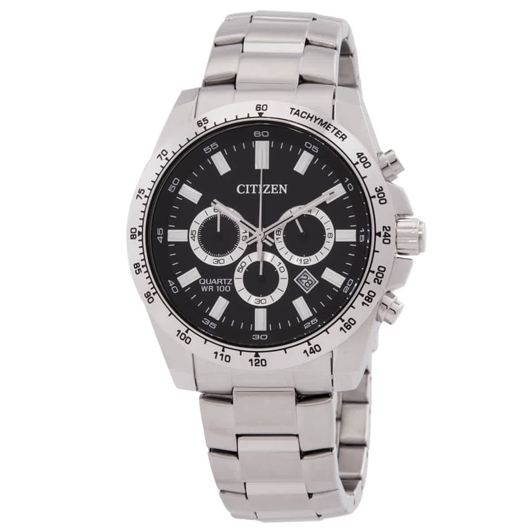 NWT Authentic Citizen Sports Chronograph Quartz Black Dial  display picture 2