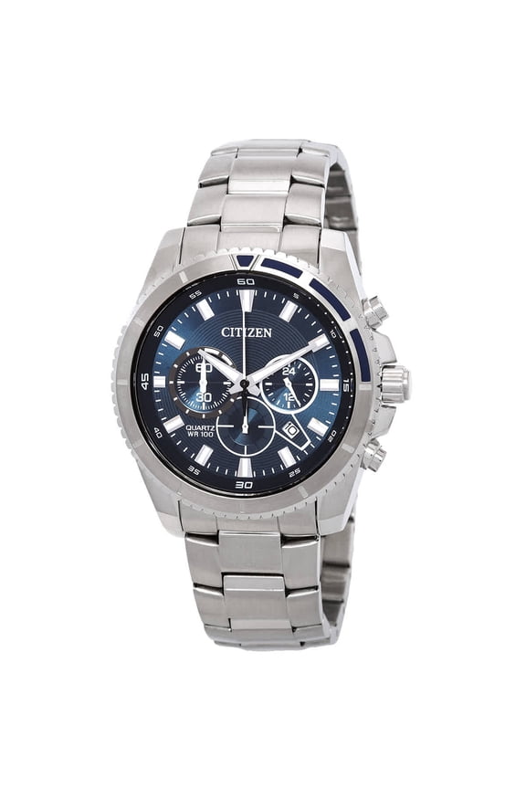 Chronograph Quartz Blue Dial Men's Watch AN8201-57L