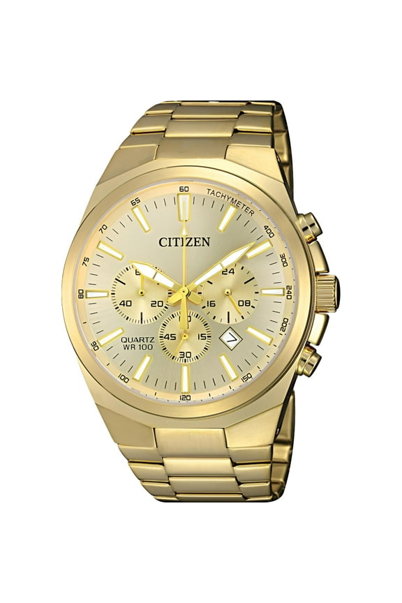 Chronograph Quartz Gold Dial Men's Watch AN8172-53P