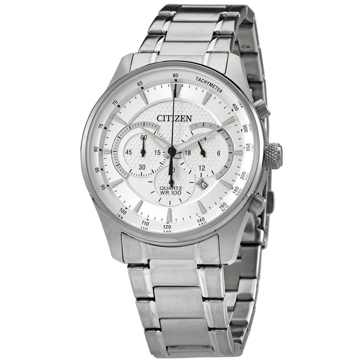 Citizen Chronograph Quartz Silver Dial Men's Watch AN8190-51A