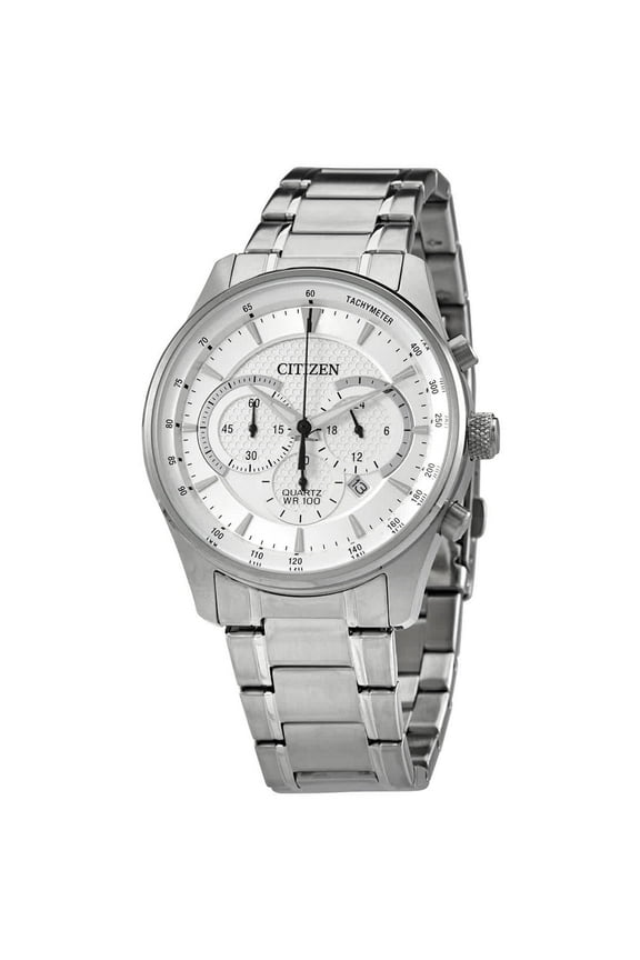 Chronograph Quartz Silver Dial Men's Watch AN8190-51A