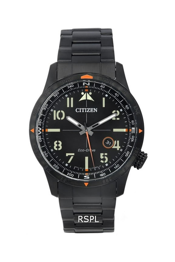 Core Black Dial Men's Watch BM7555-83E