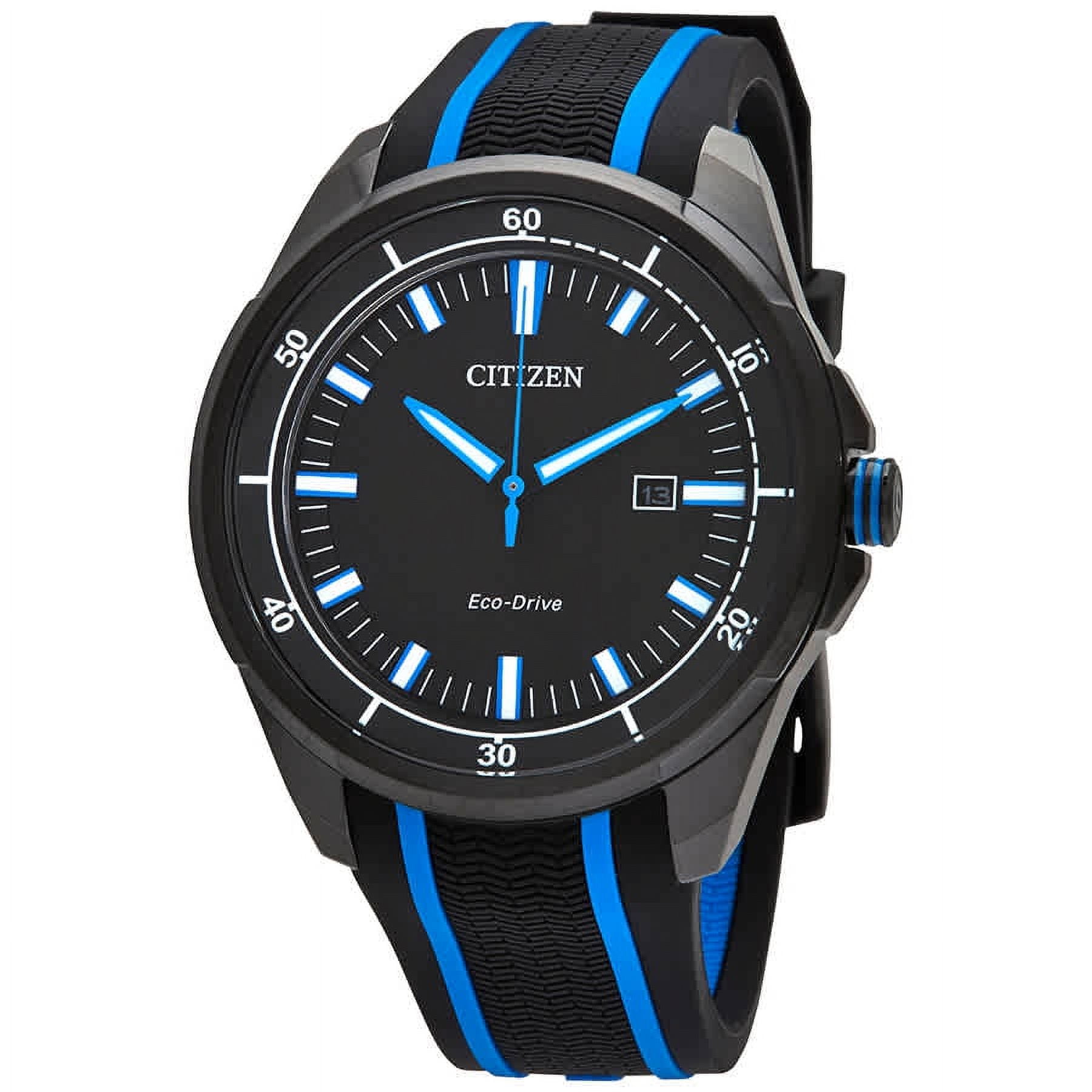 Citizen Men s Black Dial Silicone Drive Watch Kuwait Ubuy