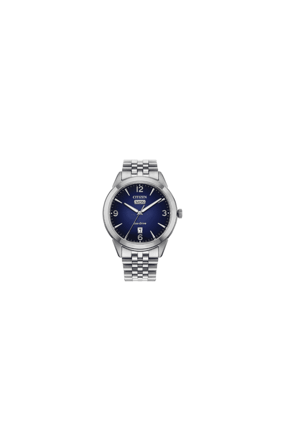 ECO-Drive Blue Dial Rolan Stainless Steel Men's Watch-AW0150-53L
