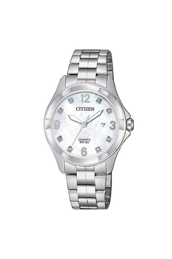 EU6080-58D Women's Quartz Crystal MOP Dial Watch