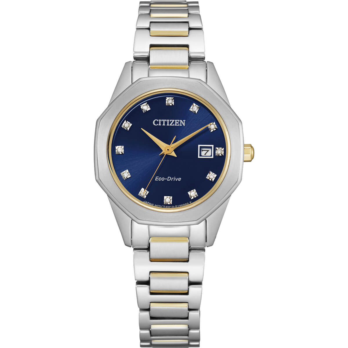 Citizen EW2584-53L Women's Corso Diamond Blue Dial Bracelet Watch