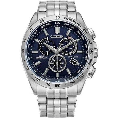 Citizen Eco-Drive A-T World Chrono Men's Watch Stainless Steel