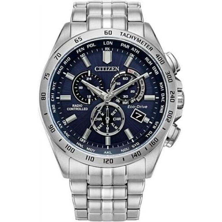 Citizen Eco-Drive A-T Men's Watch, Atomic Synchronized, Stainless