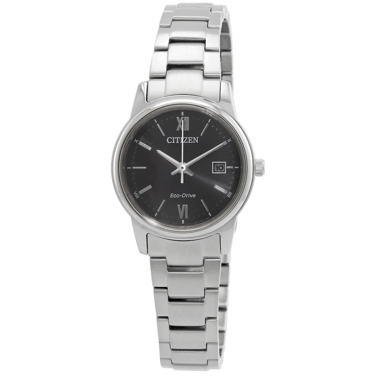 CITIZEN Eco-Drive Black Dial Ladies Watch EW2318-73E