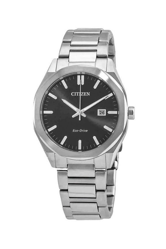 Eco-Drive Black Dial Men's Watch BM7600-81E