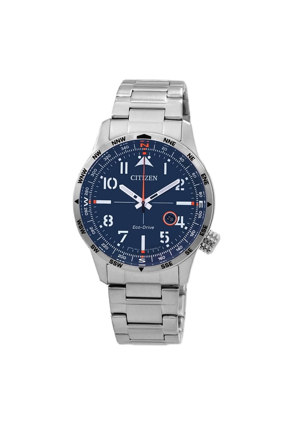 Eco Drive Weekender Men's Blue Dial Stainless Watch BM7550-52L