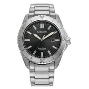 Citizen Eco-Drive Brycen Mens Super Titanium Black Dial Watch AW1840-50E