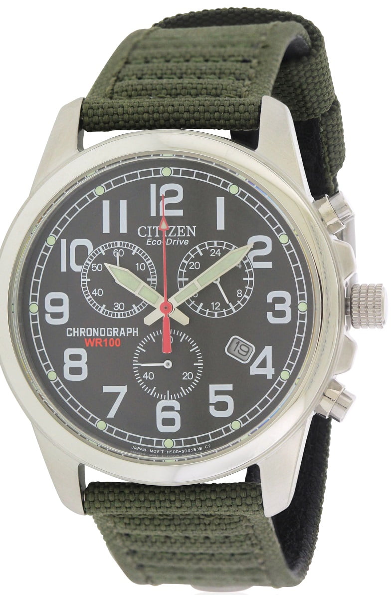 Citizen Eco-Drive Chronograph Black Dial Men's Watch AT0200-05E  0013205073922 - Watches, Eco-Drive - Jomashop