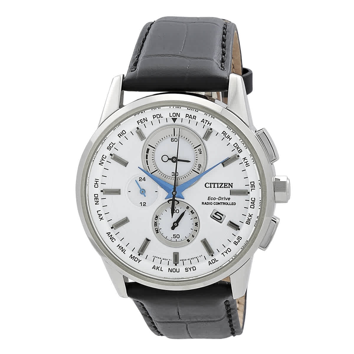 Citizen Eco-Drive Men's Watch, Chronograph White Dial, AT8110-11A