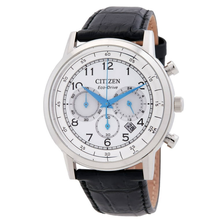 Citizen Eco-Drive Chronograph White Dial Men's Watch CA4630-02A