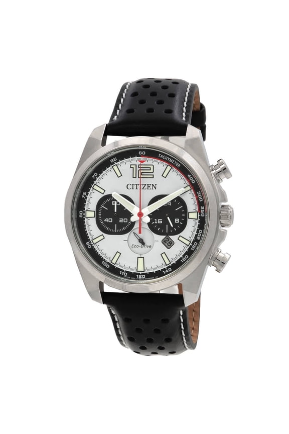 Eco-Drive Chronograph White Dial Men's Watch CA4640-09A