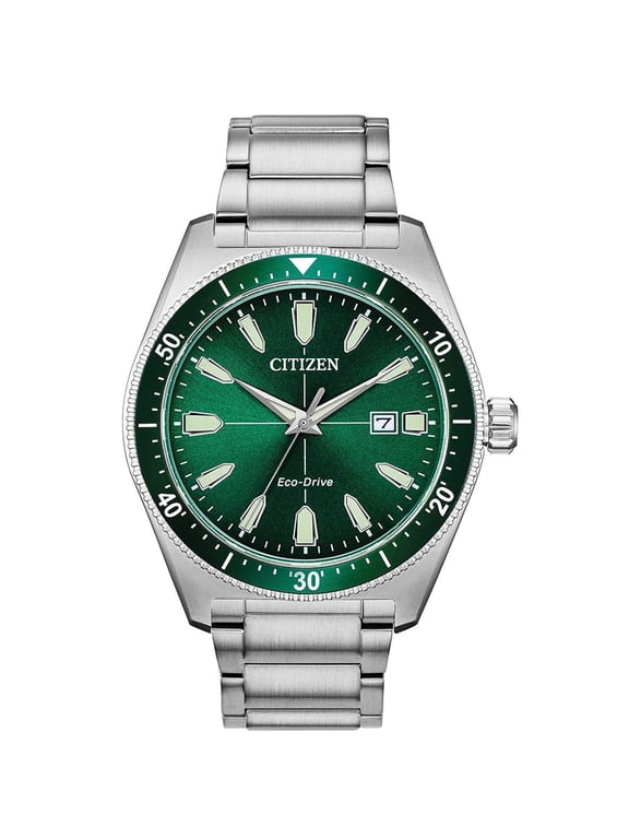 Men's Vintage Brycen Sport Eco-Drive Green Dial Watch - AW1598-70X