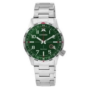 Citizen Eco-Drive Green Dial Mens Watch BM7551-84X