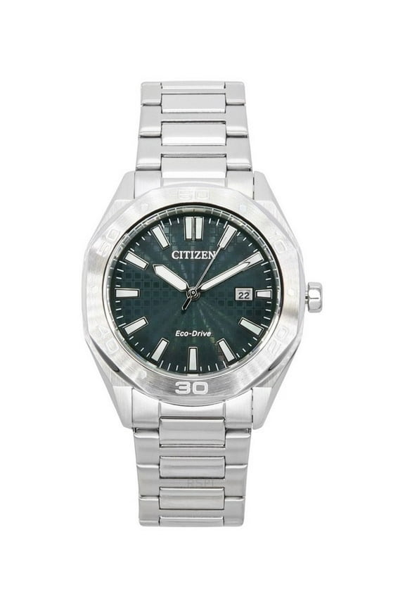 Eco-Drive Green Dial Men's Watch BM7630-80X