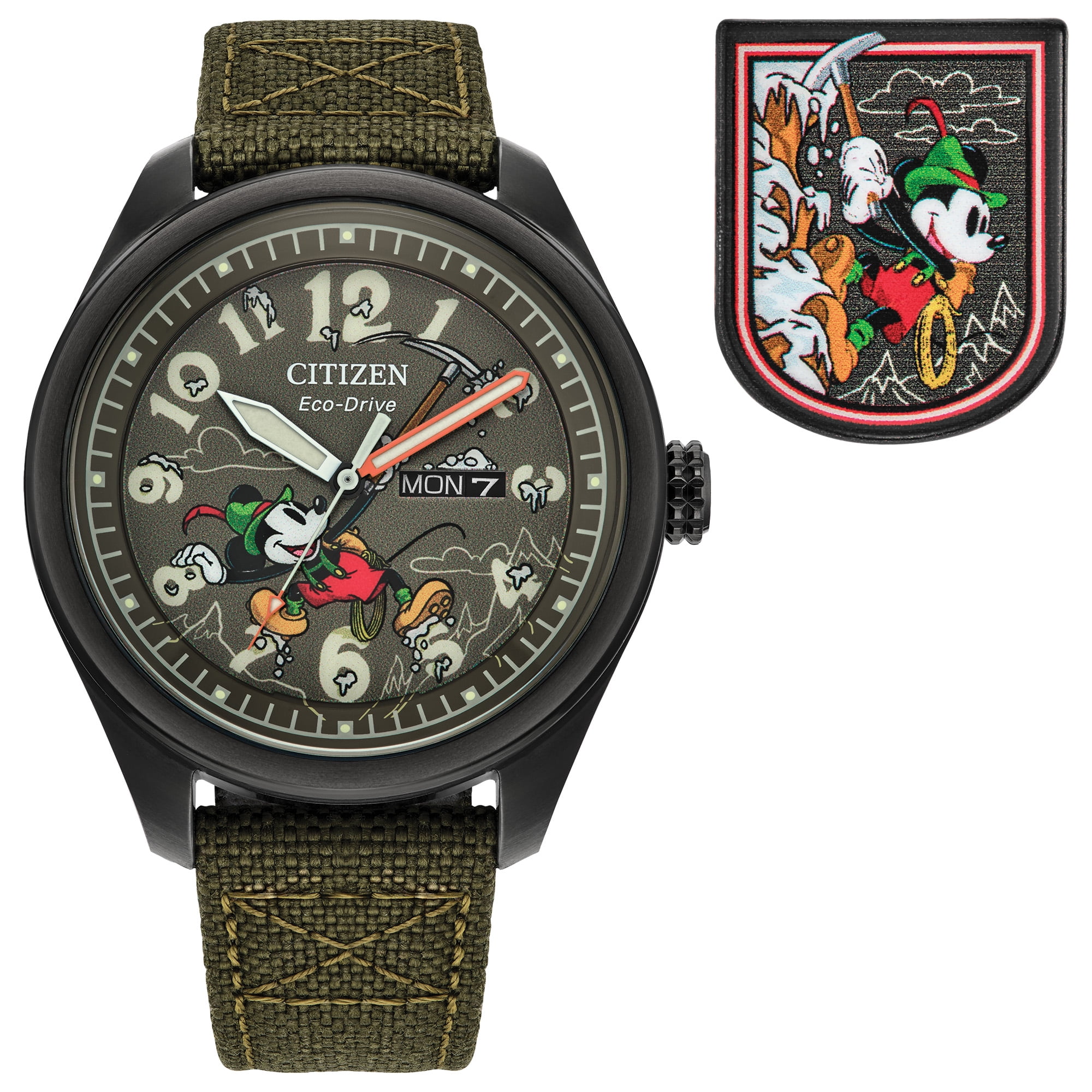 Citizen Eco-Drive Men's Disney Alpine Mickey Mouse Strap Boxed Set
