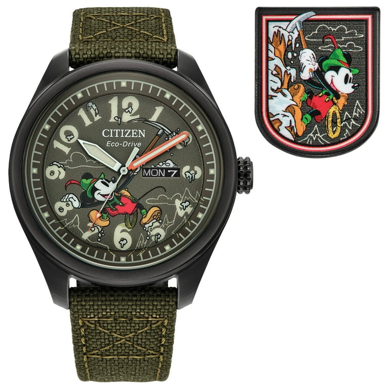 Citizen Eco-Drive Men's Disney Alpine Mickey Mouse Strap Boxed Set