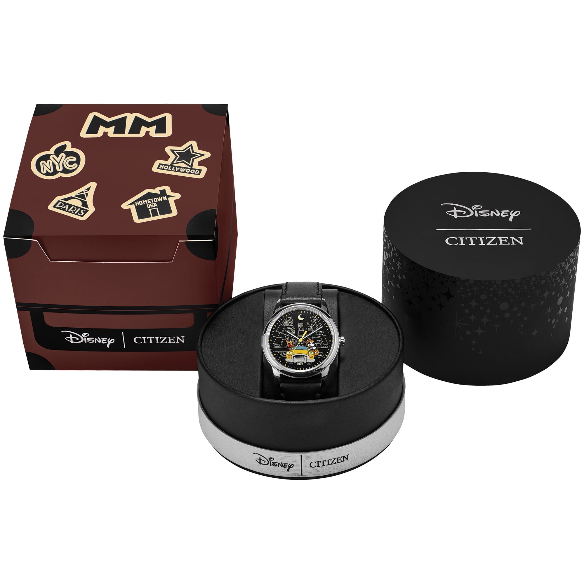 Citizen Eco-Drive Men's Disney Mickey Mouse & Pluto Take NYC Watch