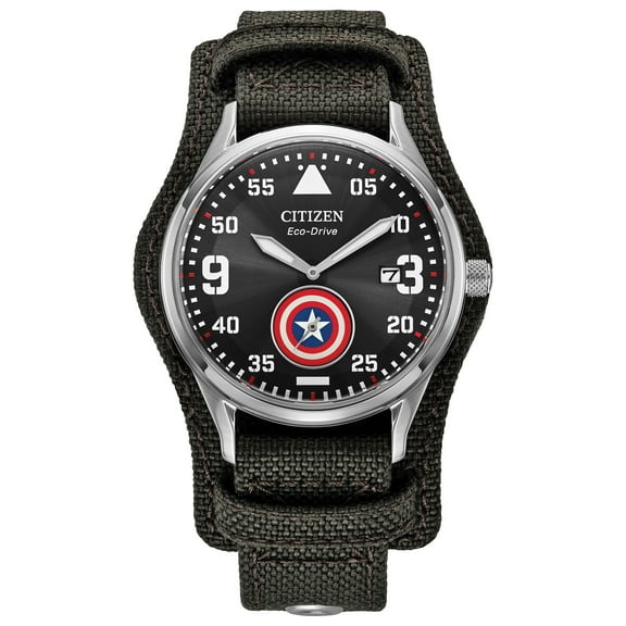 Citizen Eco-Drive Men's Marvel Captain America Forever Strap Watch - BV1140-00W