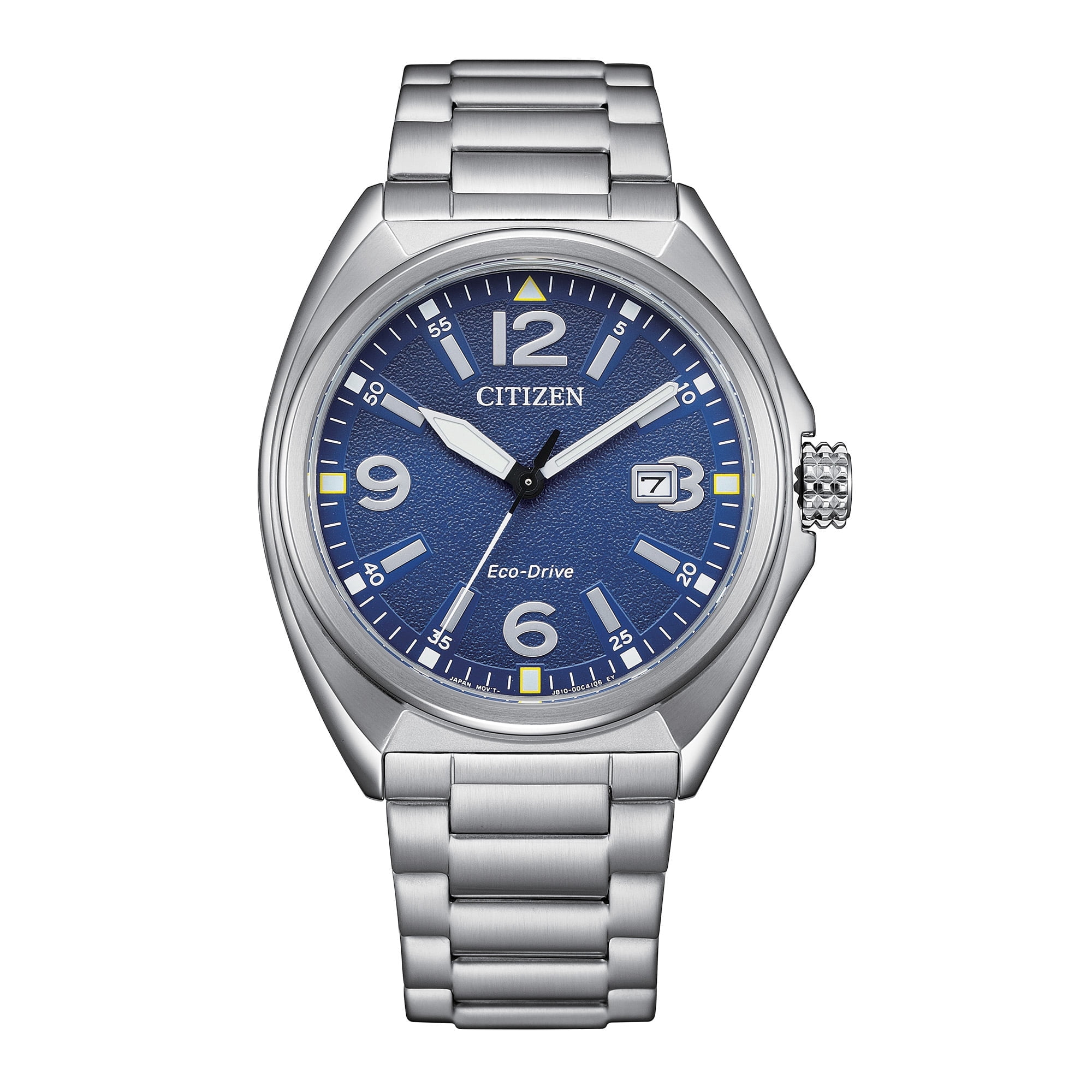 Citizen Eco-Drive Men's Stainless Steel Blue Dial Watch - AW1571