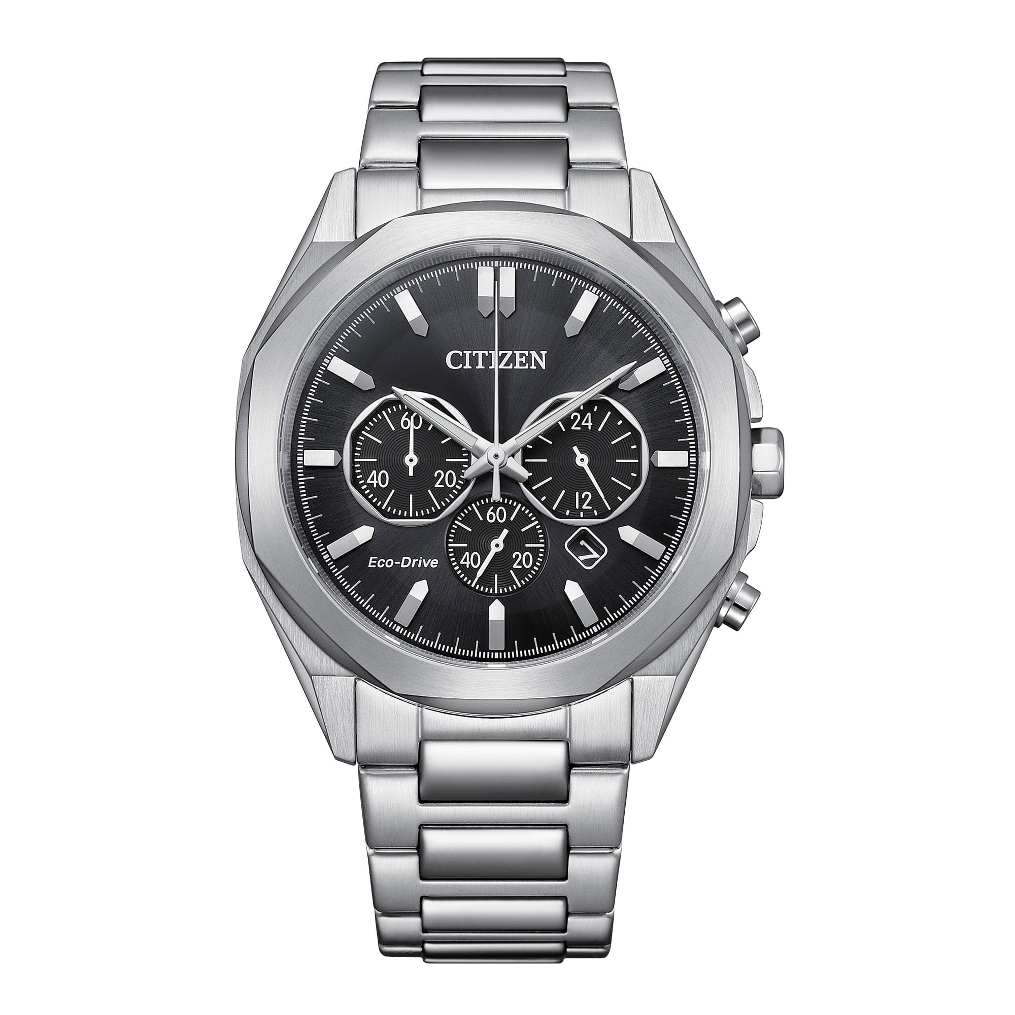 CITIZEN Eco-Drive Men's Stainless Steel Chronograph Watch - CA4590-81E