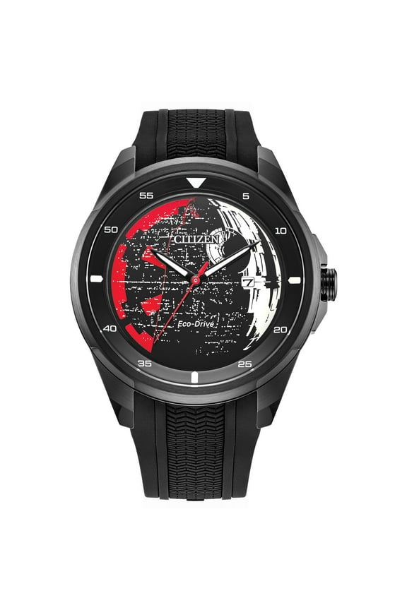 Eco-Drive Men's Star Wars Death Star Strap Watch - AW1606-06W