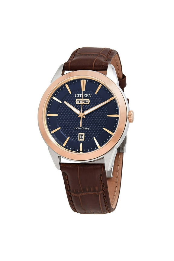 Eco-Drive Navy Dial Men's Watch AW0096-06L