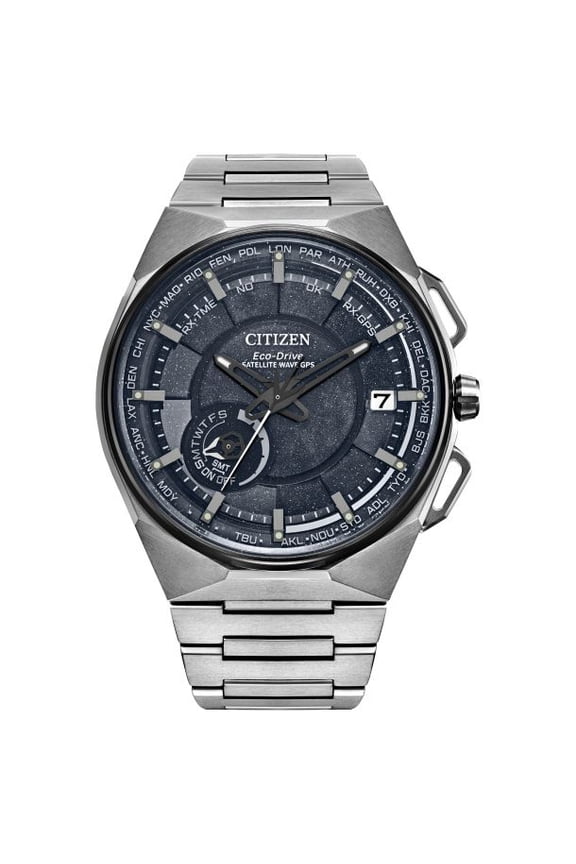 Eco-Drive Satellite Wave GPS Freedom Super Titanium Bracelet Watch 45mm - CC3097-52E