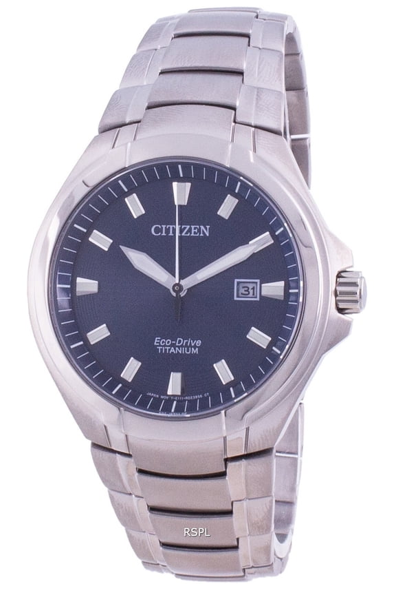 Eco-Drive Super Titanium Blue Dial Men's Watch BM7430-89L