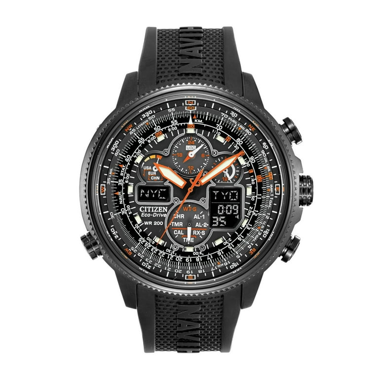 Citizen Men's Eco-Drive Navihawk Atomic Alarm Chronograph